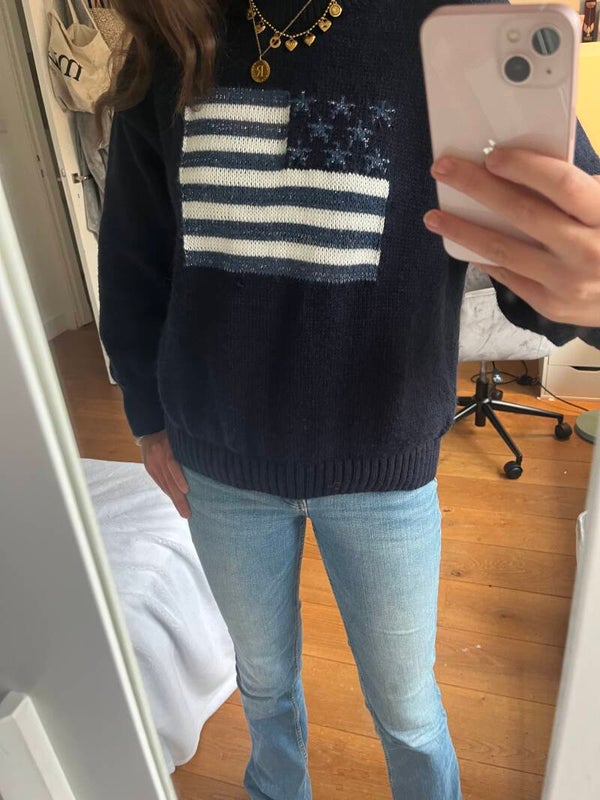GLITTER USA ★ SWEATER NAVY