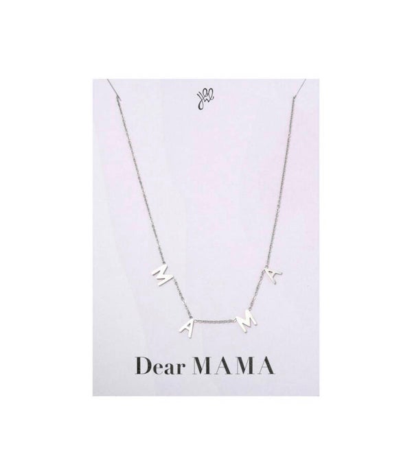 ★ Mama ketting zilver