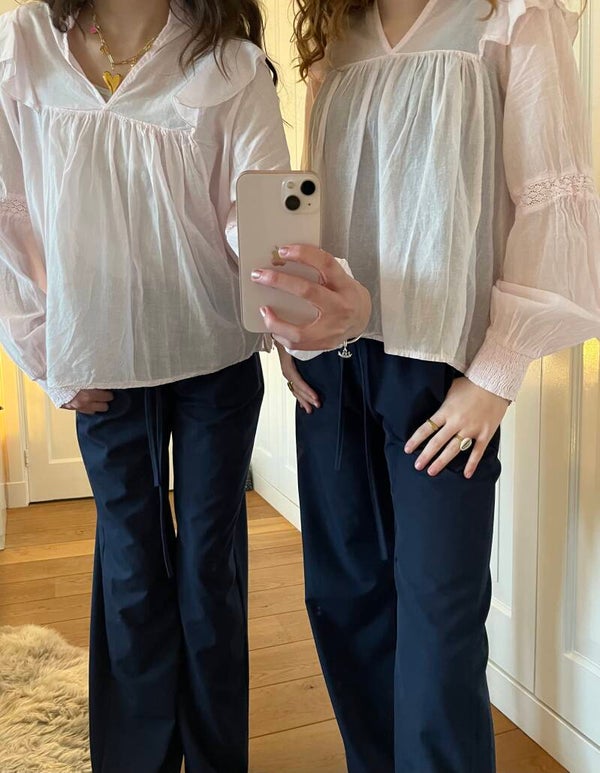 Evelyn blouse ★ baby pink