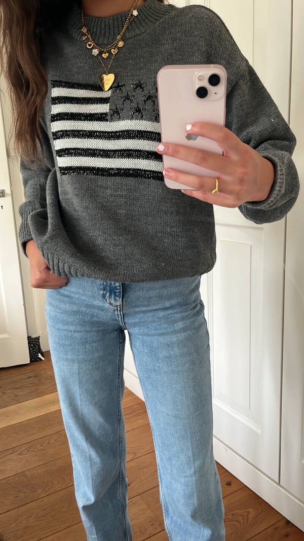 USA glitter ★ sweater