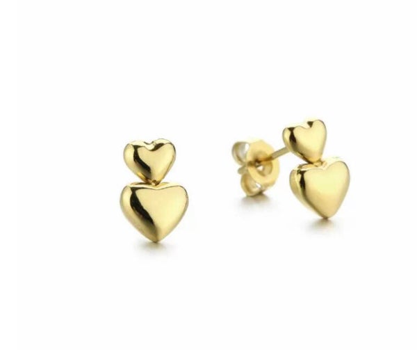 Dubble hearts ★ goud