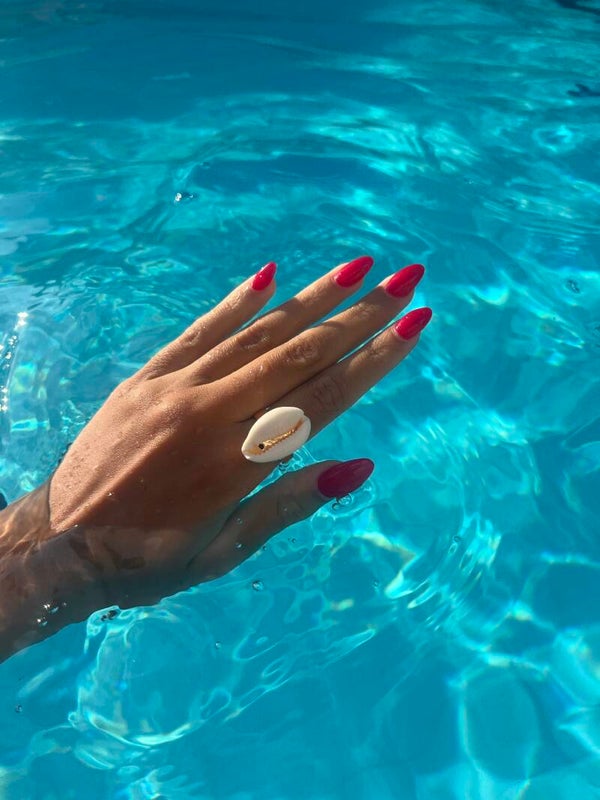 Mallorca shell ★ ring goud