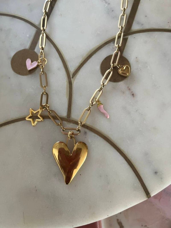 rosa bedel ketting ★#2