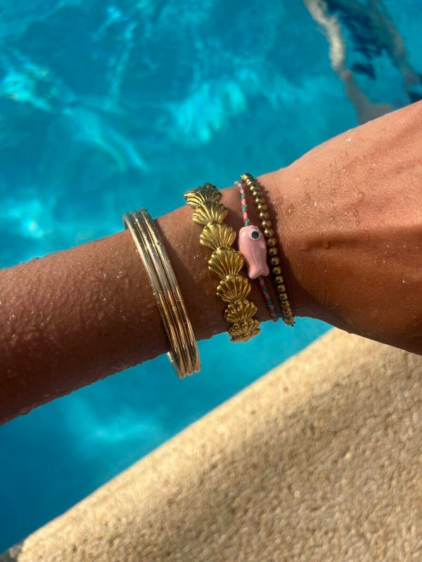 Spain fish ★ bracelet pink