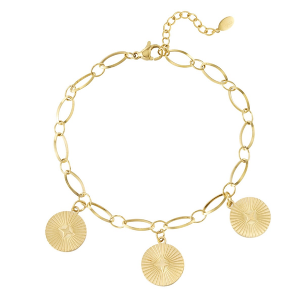 Coins ★ bracelet gold