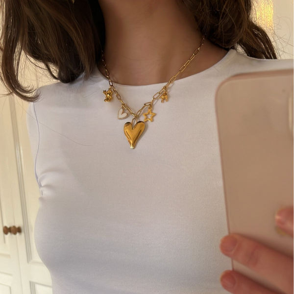 rosa bedel ketting ★ #3