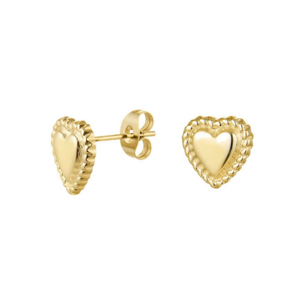 ★ Heart studs
