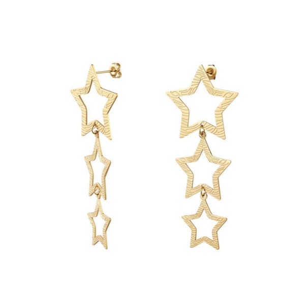 Faling stars ★ oorbellen goud