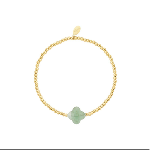 Klaver armbandje★ turqoise