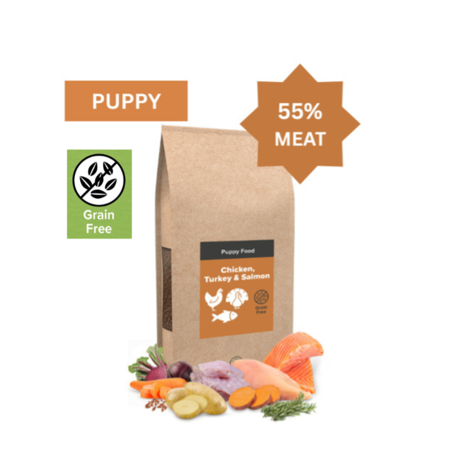 Chicken, Turkey & Salmon (Puppy) GF