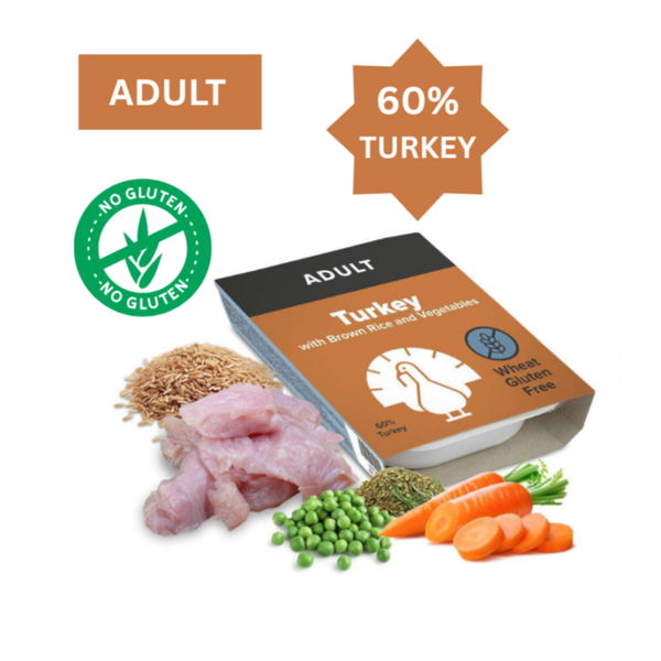 Turkey with Brown Rice and Vegetables WT WGF WD