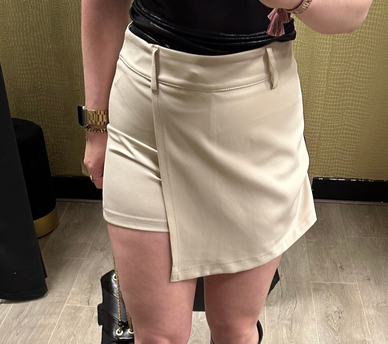 Broek rok biba beige