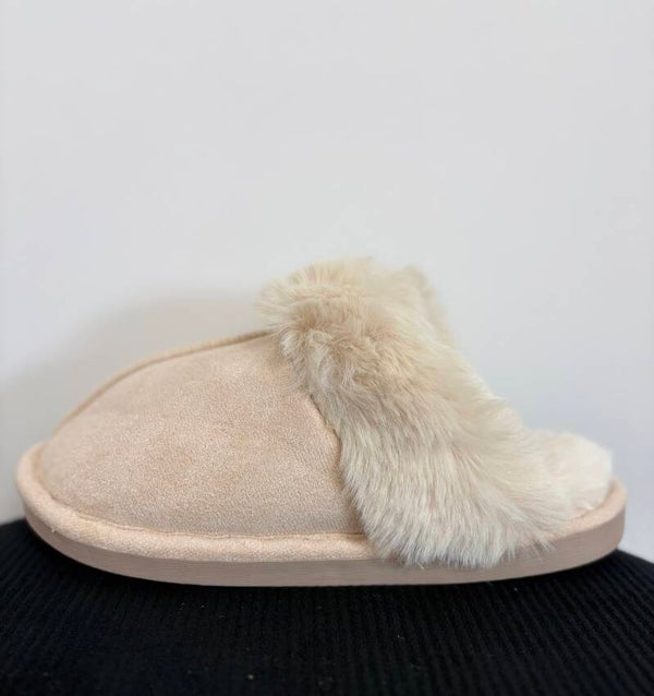 Pantoffels beige