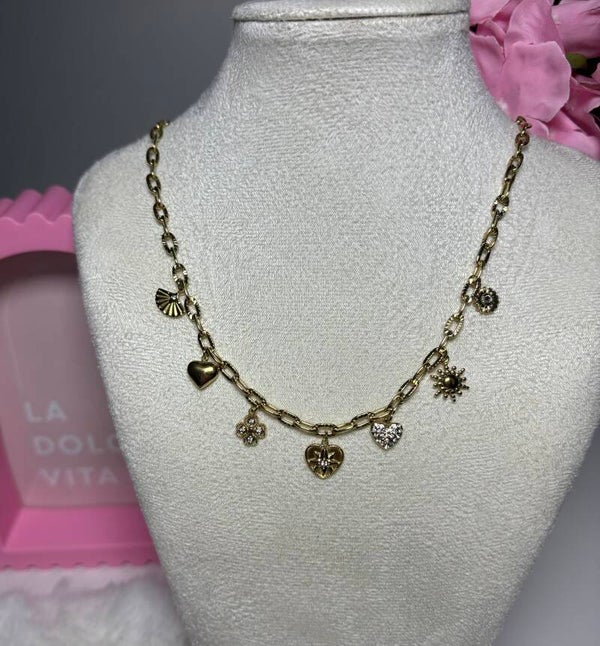 Bedelketting daily style goud