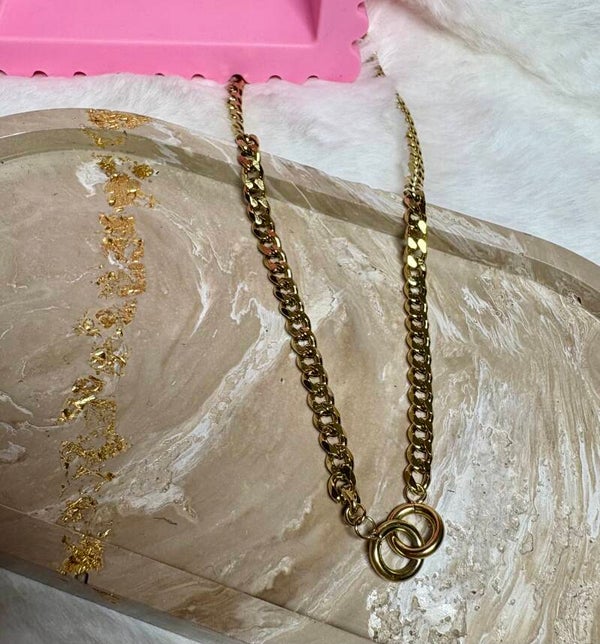 Ketting interwined goud