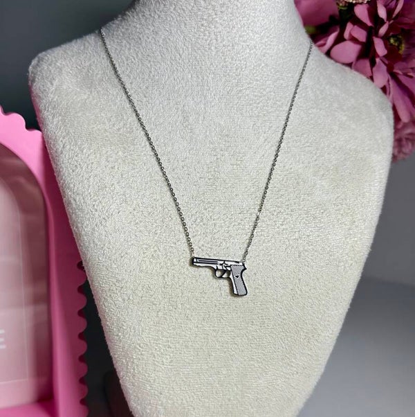 Ketting dress to kill zilver