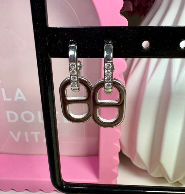 Oorbellen the good life zilver