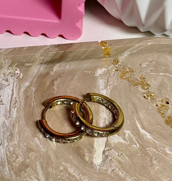 Oorbellen ringetjes goud