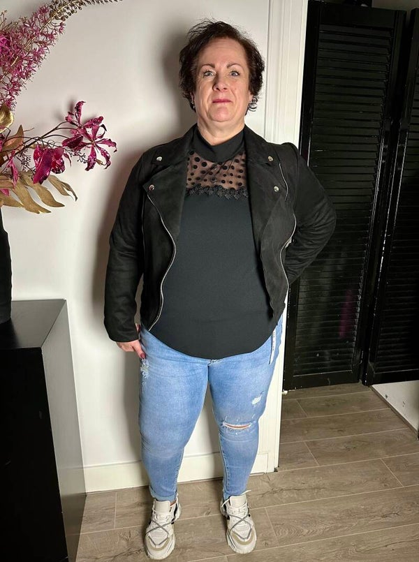 PLUSSIZE Jack suede look