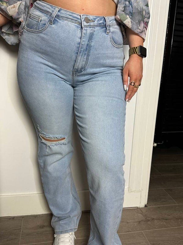 Straight leg jeans redial