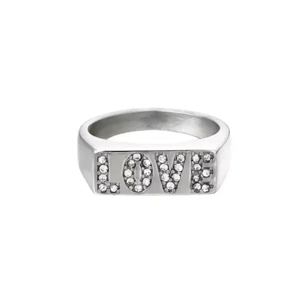 Ring liefde zilver