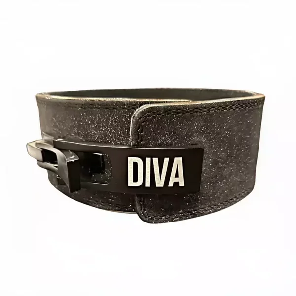 DIVA Glitter lifting belt zwart