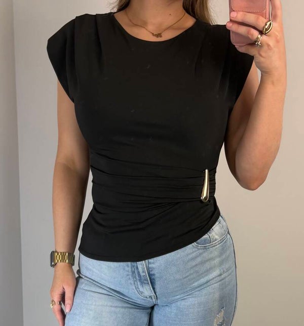 Top chique zwart