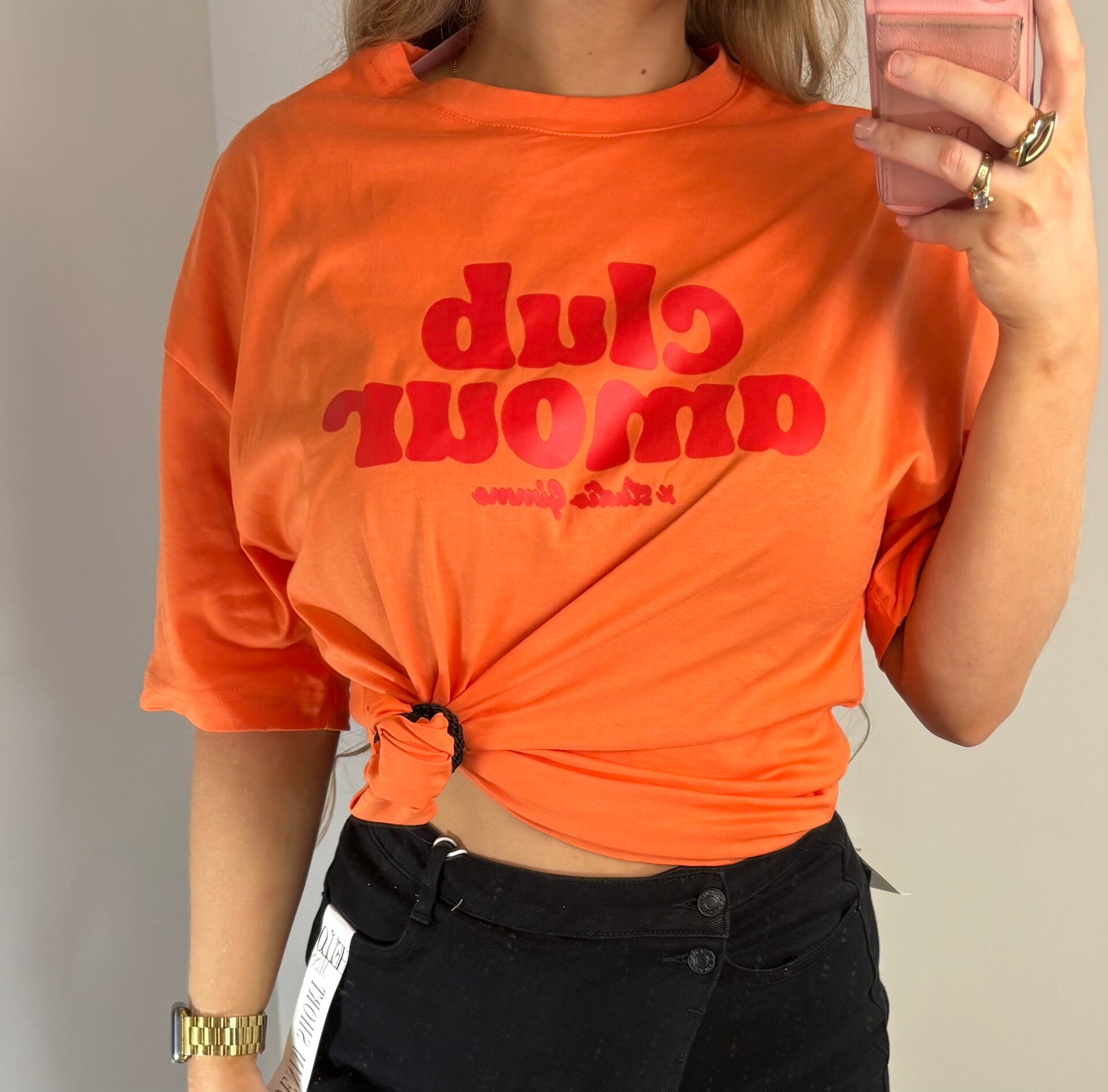 t-shirt club amour oranje
