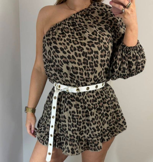 Playsuit panterprint