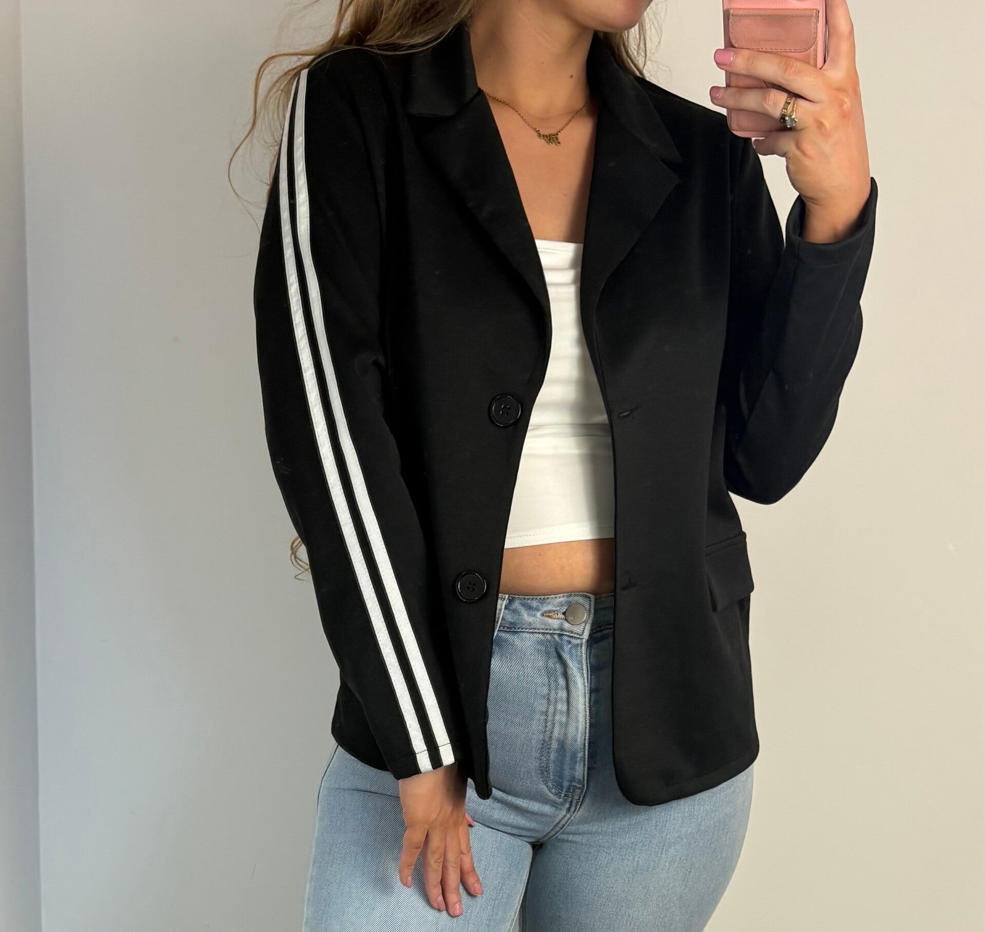 Blazer zwart strepen
