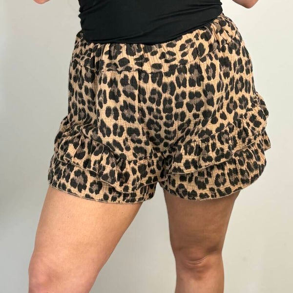 Broek rok panterprint