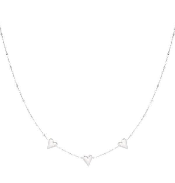 Kettint tripple icon zilver