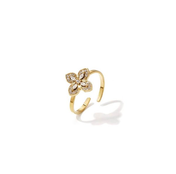 Ring klaver goud