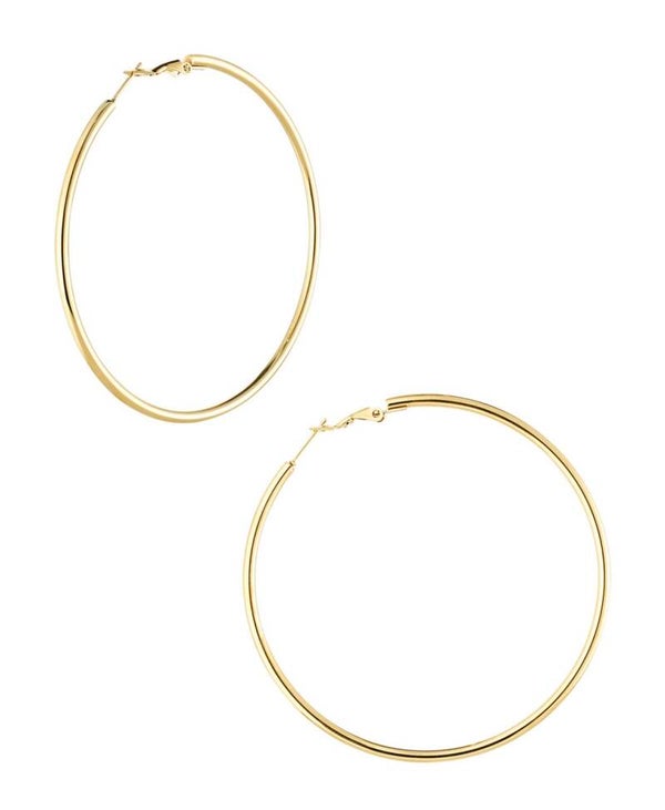 Oorbellen basic hoops goud