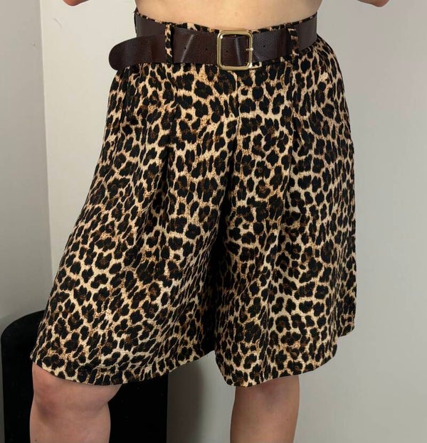 Jort/ bermuda panterprint