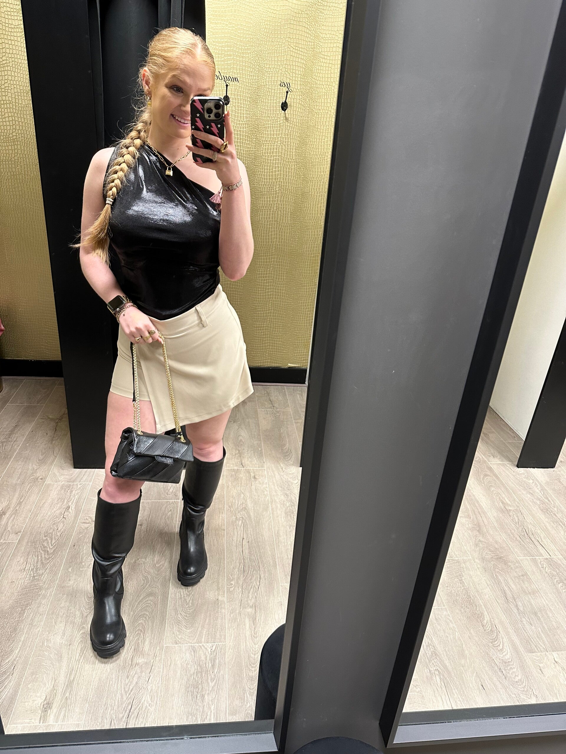 Broek rok biba beige