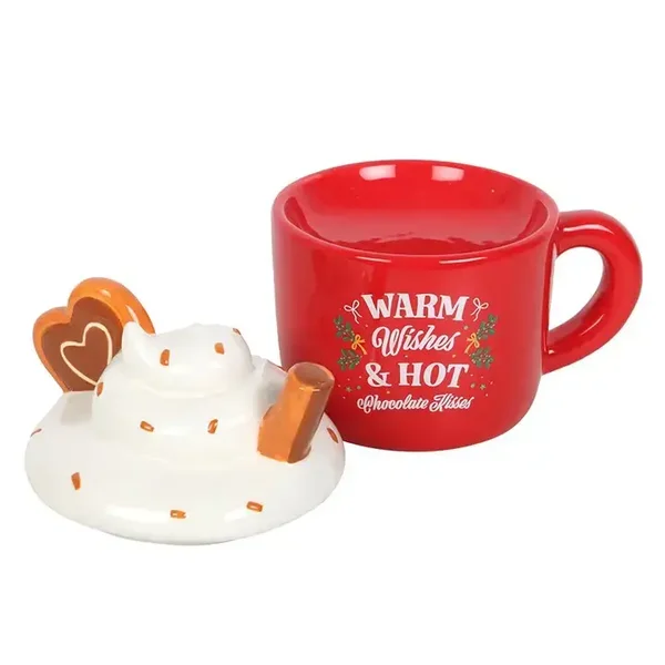 Diffuseur de Noël en forme de mug de chocolat chaud