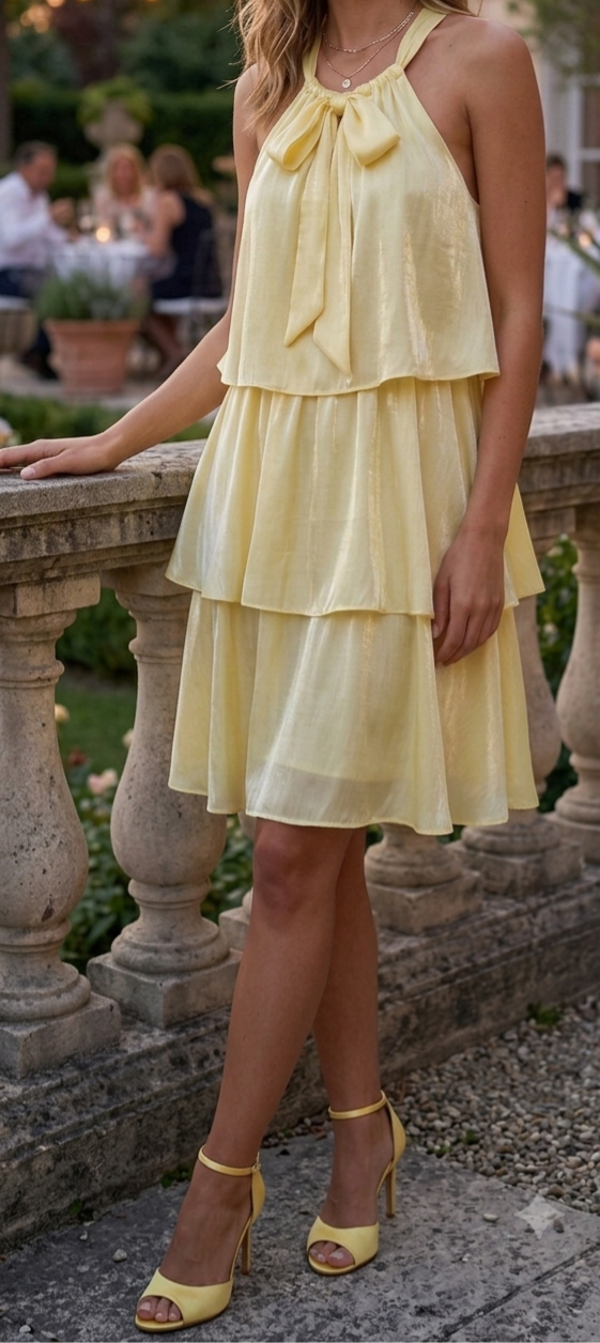 Ruffle  Party Dress