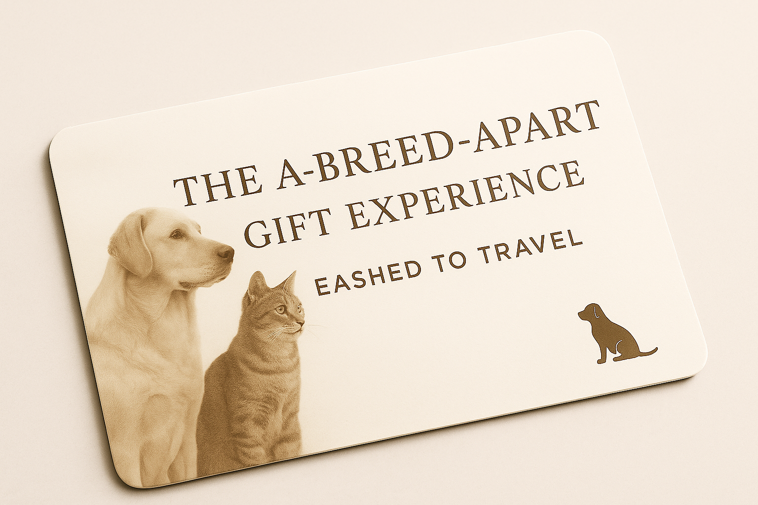 Pet and House Sitting Gift Voucher Oxfordshire