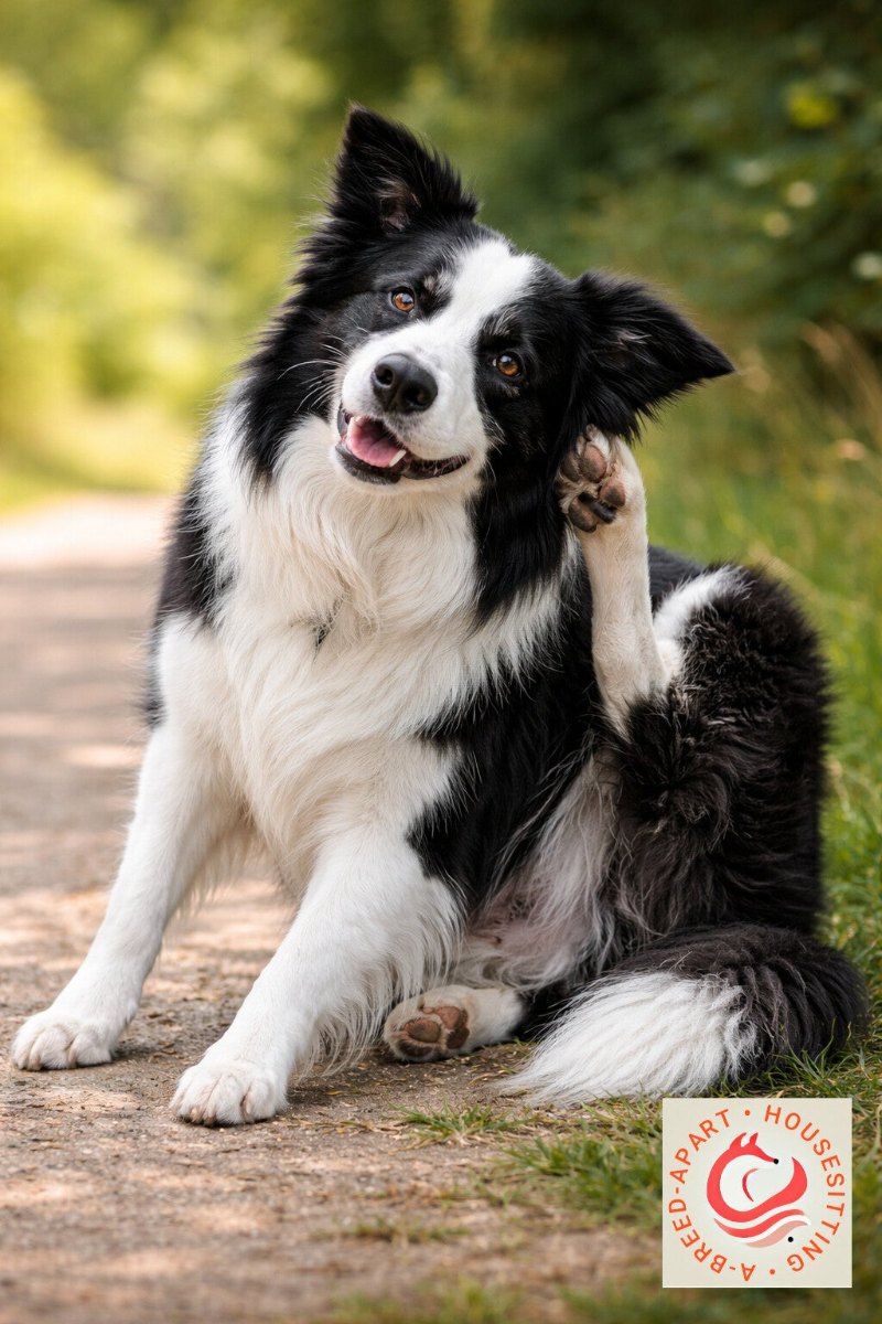 Dog allergies in border collie