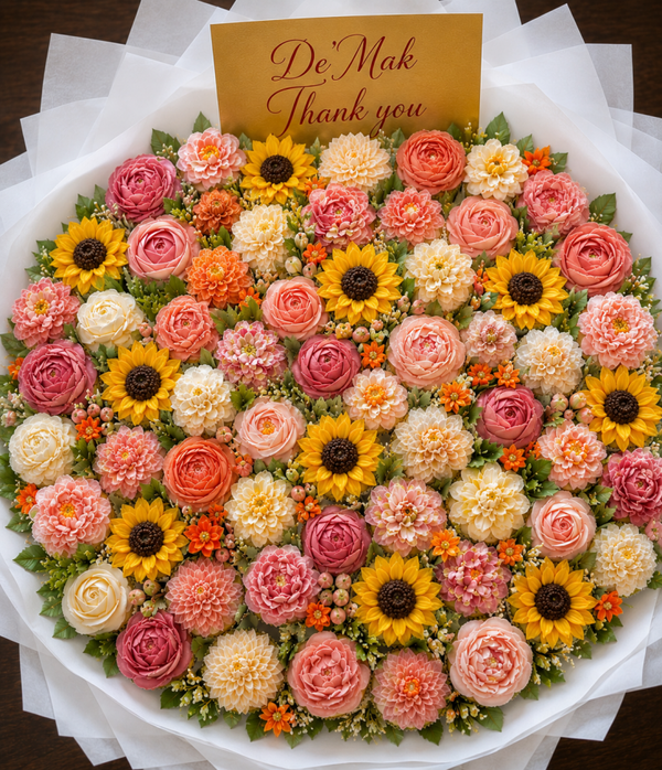 👑Princess Petal Cupcakes – 60 Cupcakes