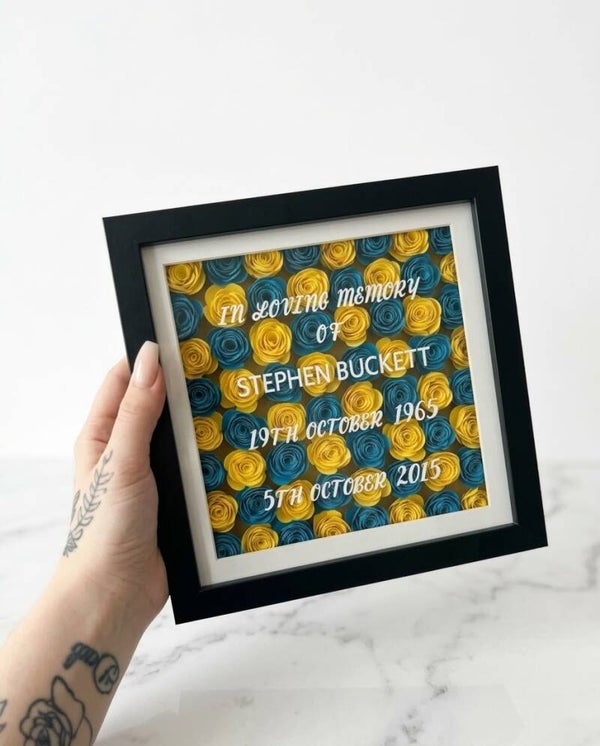 Memorial shadow box
