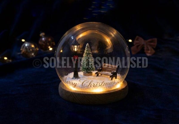 Personalised Christmas globes