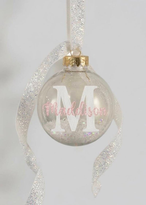 Personalised baubles