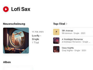 listen to lofi sax on apple music