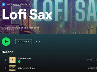 listen to lofi sax on spotify