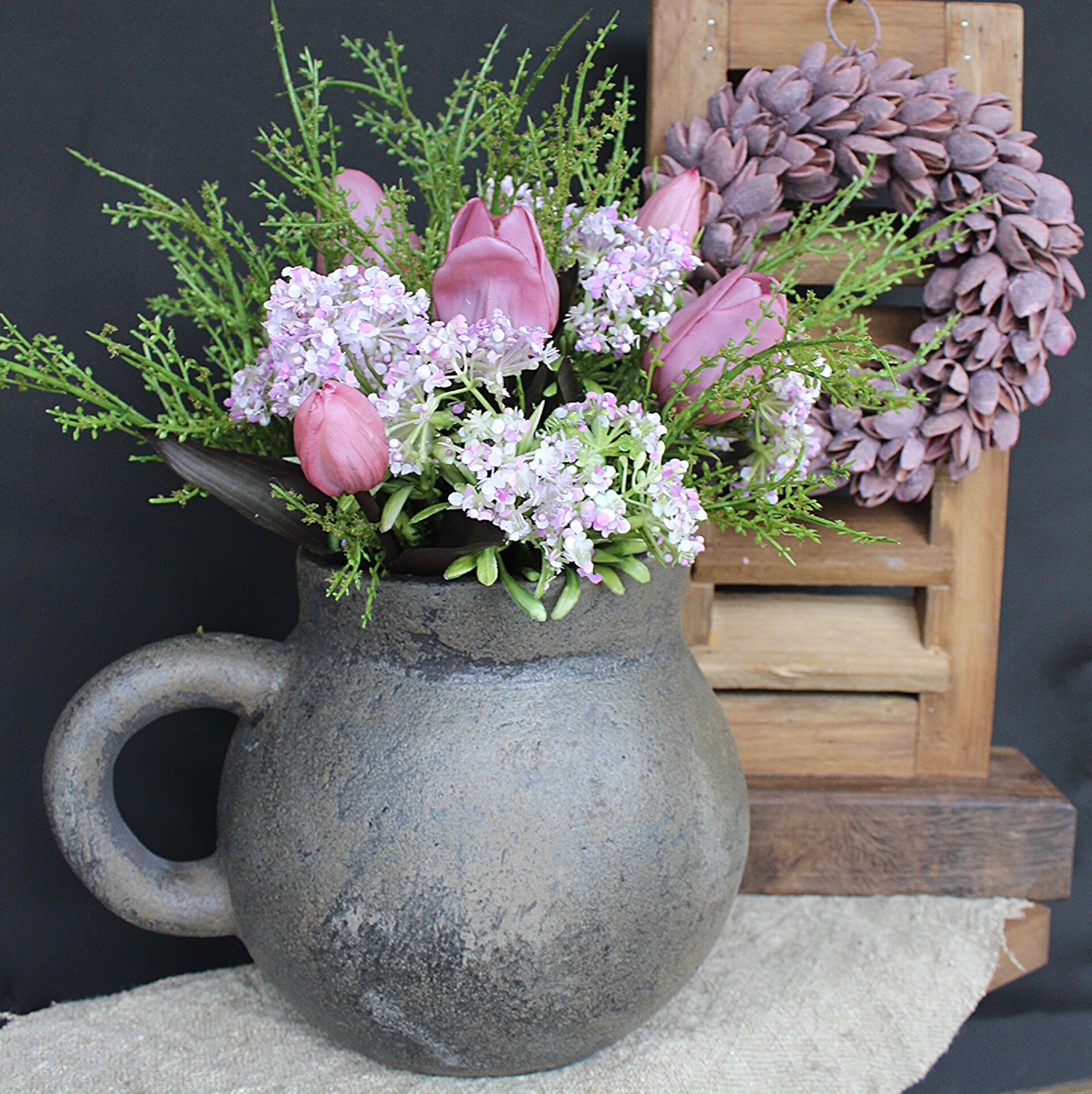 Stenen Kruik met handvat