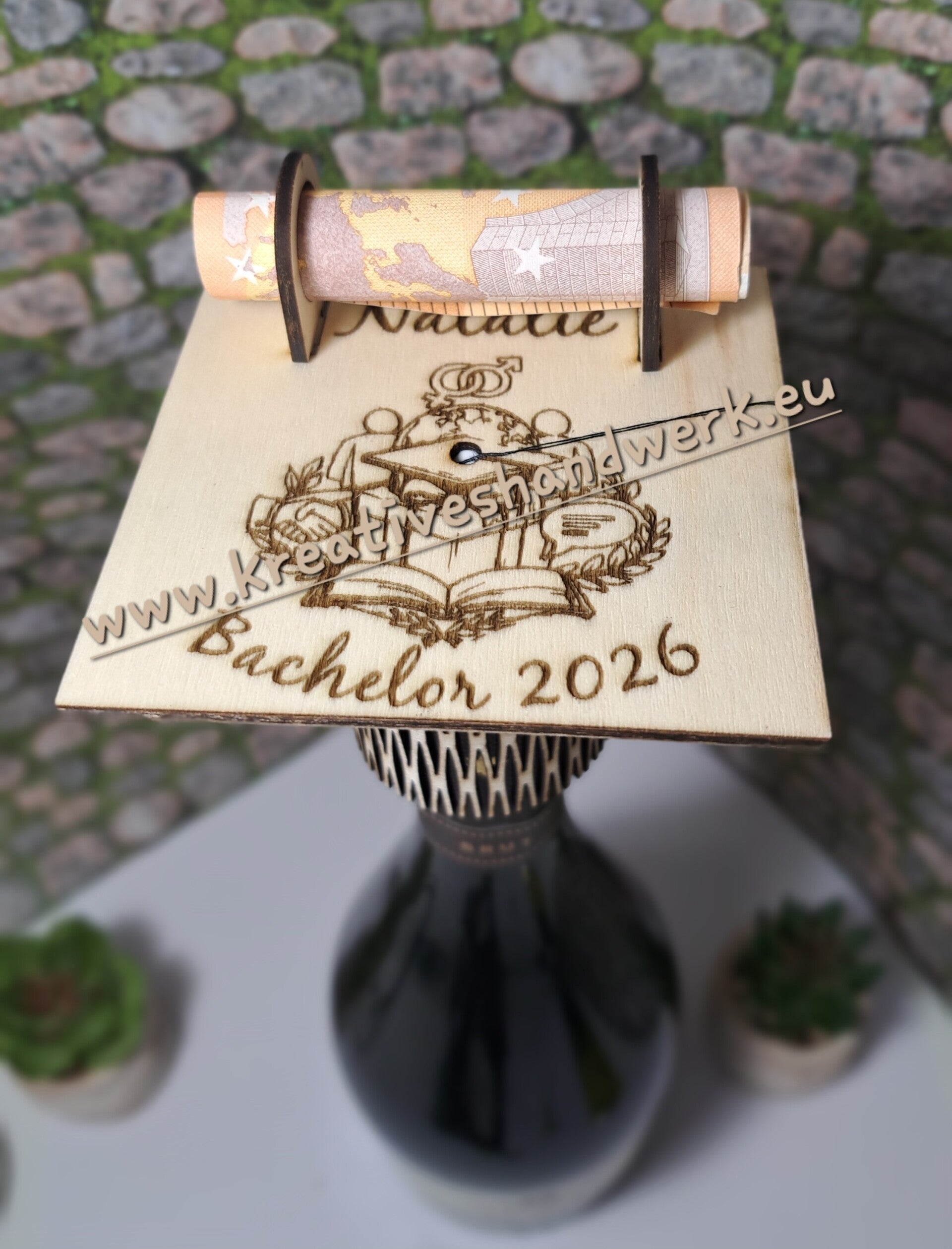 Bachelor Hut mit Geldscheinhalter