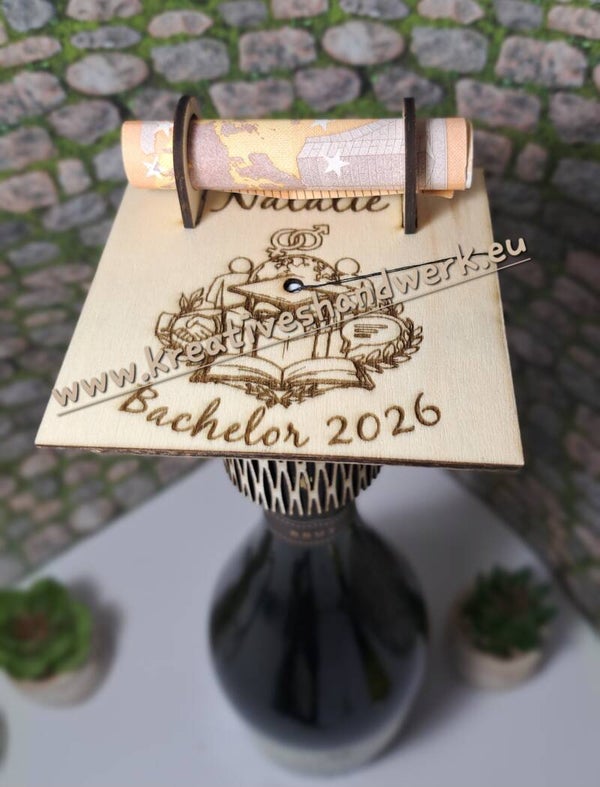 Bachelor Hut mit Geldscheinhalter