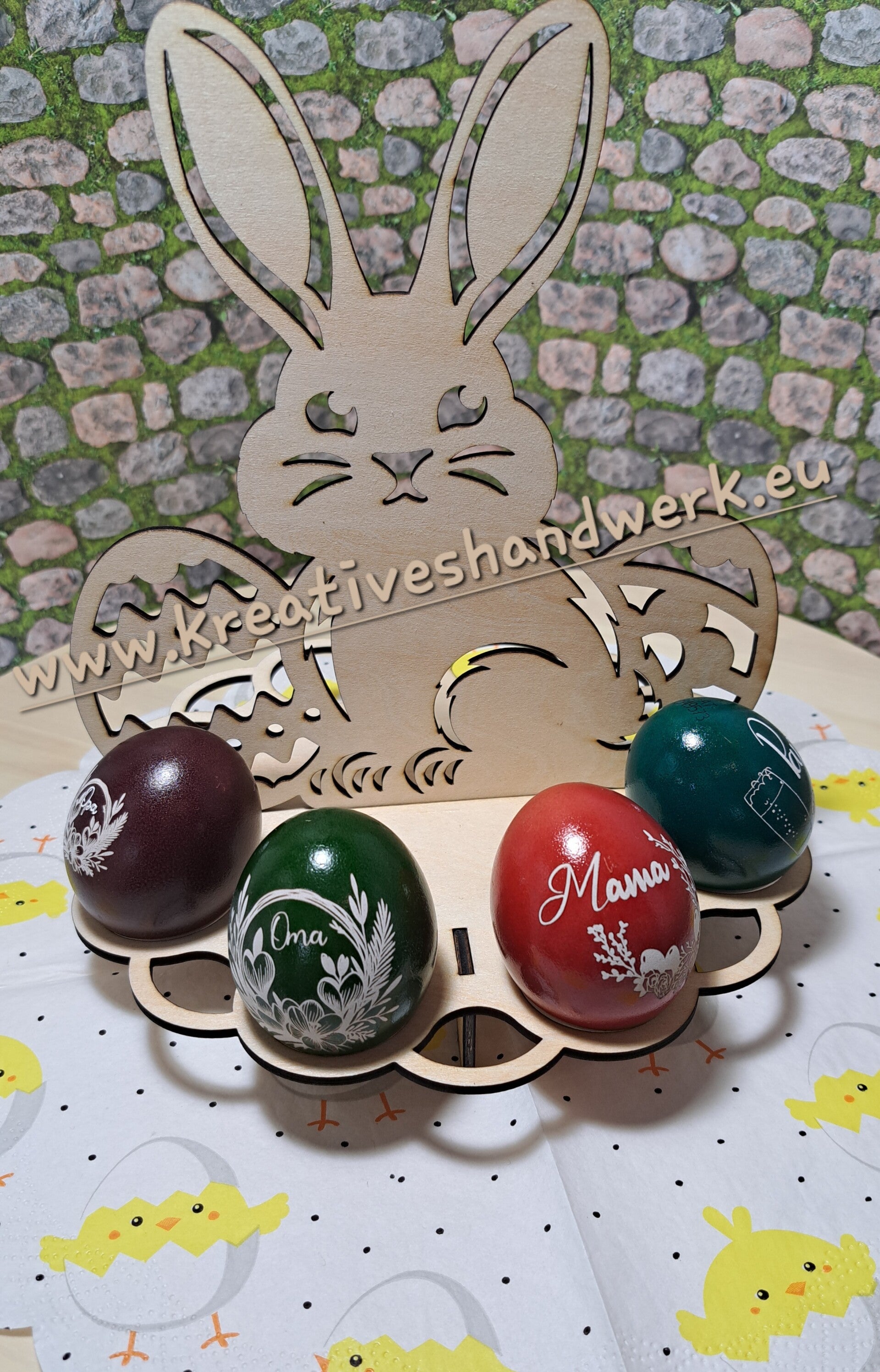 Osterei personalisiert BIO oder Bodenhaltung